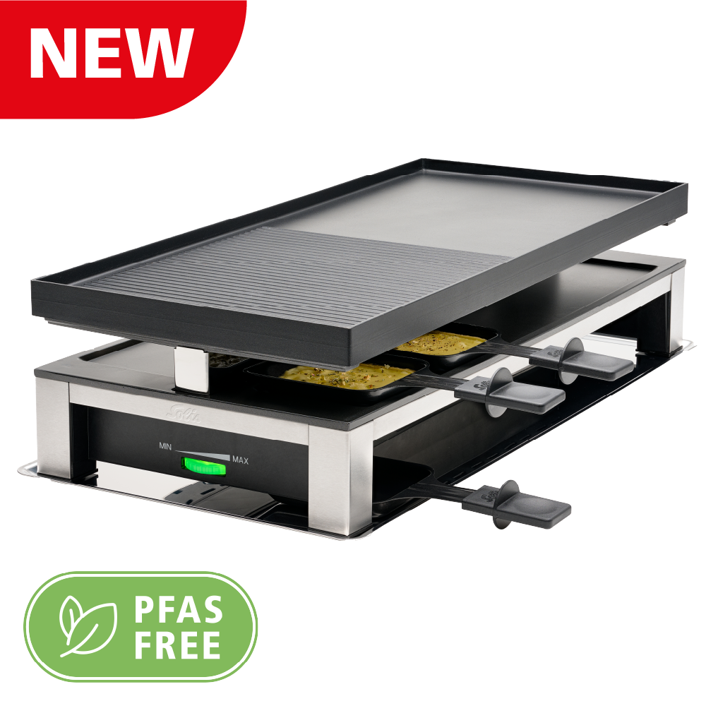 Solis Table Grill 791 5 En 1 Appareil à Raclette Pour 8
