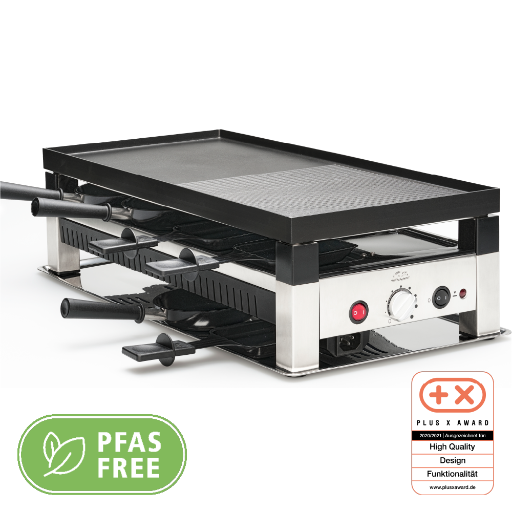 Solis Grill 5-In-1, Raclette/Tafelgrill/Wok/Crêpes/Pizza, Roestvrij Staal, Tafelgrill 5-In-1, Meerkleurig Solis Grill 5-In-1, Raclette/Tafelgrill/Wok/Crêpes/Pizza, Roestvrij Staal, Tafelgrill 5-In-1, Meerkleurig