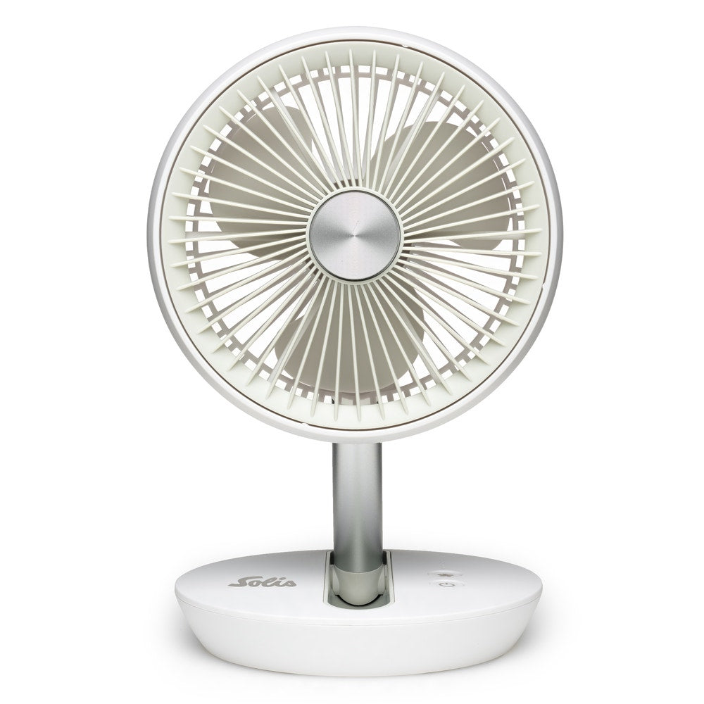 Solis Charge & Go Fan Blanc