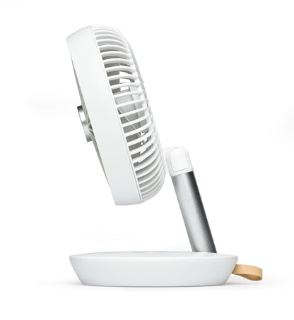 Solis Charge & Go Fan Blanc